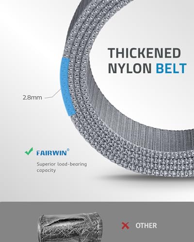 Image of FAIRWIN Tactical Belt, Military Style Webbing Riggers Web Gun Belt with Heavy-Duty Quick-Release Metal Buckle