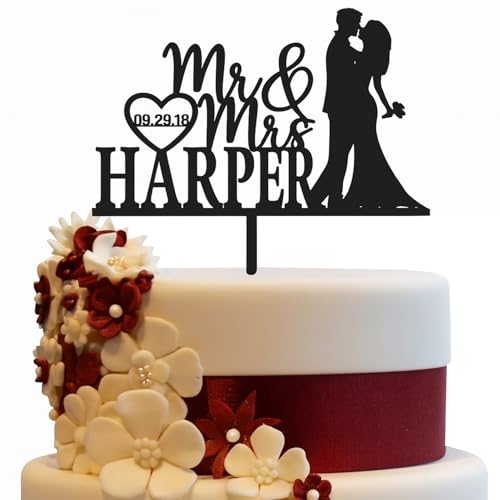 Timeless Design Wedding Cake Topper