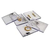 Herramienta de educación física con 5 placas de vidrio que muestran líneas de campo electrostático en experimentos escolares, demostrador de línea de campo eléctrico, demostrador de dirección de