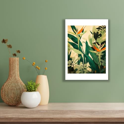 Grand format Jungle Bloom III affiche botanique fleurs d'oranger décoration murale - 3