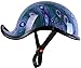 Casque Bol Moto Jet Rétro Pour Adultes Demi-Casque De Moto Approuvé DOT Hommes Et Femmes Cruiser Scooter Électrique Chopper Cyclomoteur 4,M