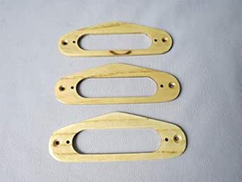 Amazon.com: Guitar Parts 3pcs Hand-Made Maple Wood Guitar Neck Pickup ...