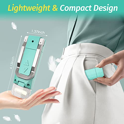 Usb Rechargeable Book Reading Light, Timable Led Clip On Book Light With 3 Color Temperatures & 5 Brightness, Lightweight Portable Bookmark Light For Book Lovers Reading In Bed/Airplane/Car (Blue) #TOP4