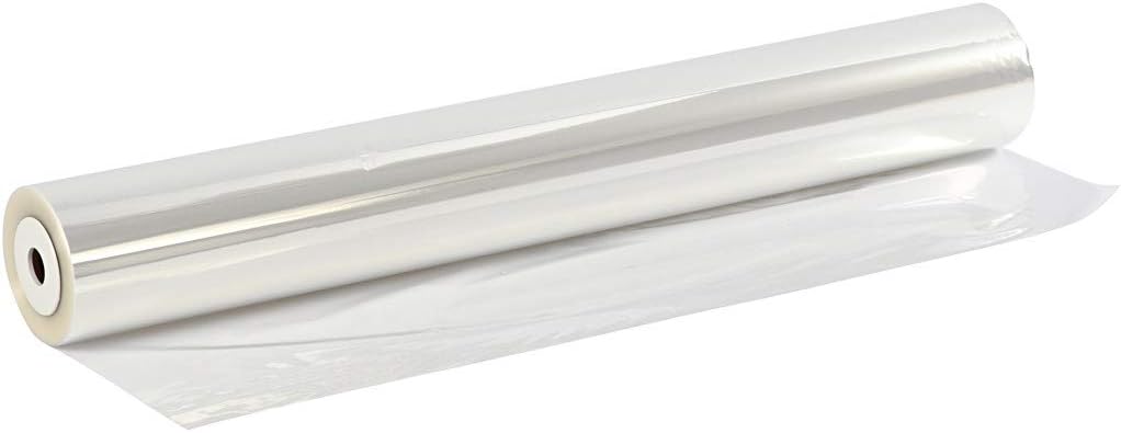 Clear Cellophane Roll Wrap 80cm Food Safe Heat Seal Flower Florist Gift Wrapping (40m Roll)