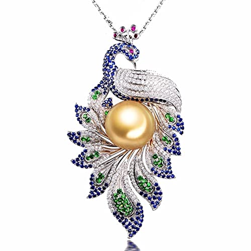 Collier mariage femmes anti-ternissement, chaîne 18K et pendentif dame luxueuse pour décolleté