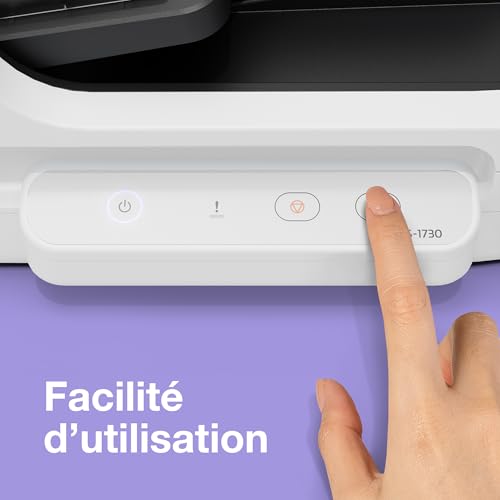 Scanner à plat compact DS-1730 : solution pour petits bureaux encombrés