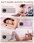 Smart Watches for Women (Android/iPhone), 1.32'' AMOLED Smart Watch with Make/Answer Call, Heart Rate, SpO2, Sleep Monitor, 110+ Sport Modes Fitness Tracker Watch, 2Bands