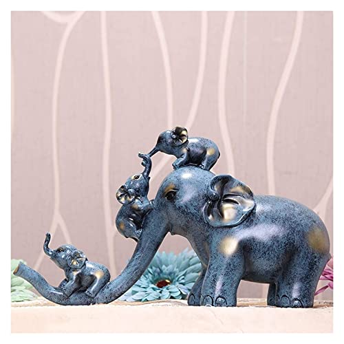 Statue éléphant parent-enfant RLKHXBS cadeau idéal d'artisans