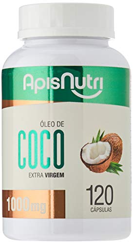 Óleo De Coco Extra Virgem 120 Caps, Apisnutri