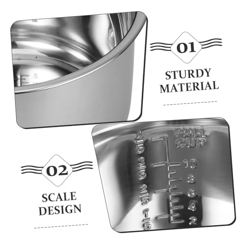 GRIRIW Rice Cooker Pot Electric Cooker Liner 5L Stainless Steel Inner Pot Non-Stick Replacement for Domestic Kitchen Appliances Cooking Rice and Steaming Vegetables - Image 8