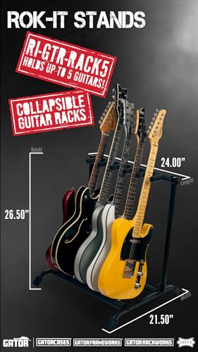 Gator RI-GTR-RACK5 Rok-It Multi Guitar Stand Rack thumb #5