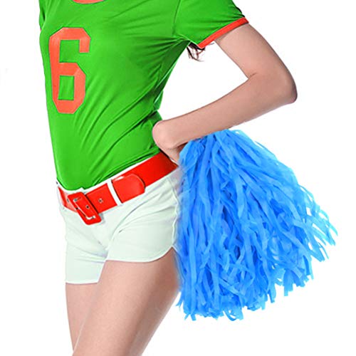 image for baotongle 12 pcs Cheerleading Pom Poms Hand Flowers Cheerleader Pompom