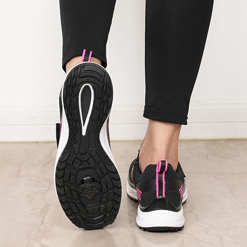 Image of Women's Indoor and Outdoor Cycling Shoes - Comfortable and Breathable - Compatible With SPD Cleats
