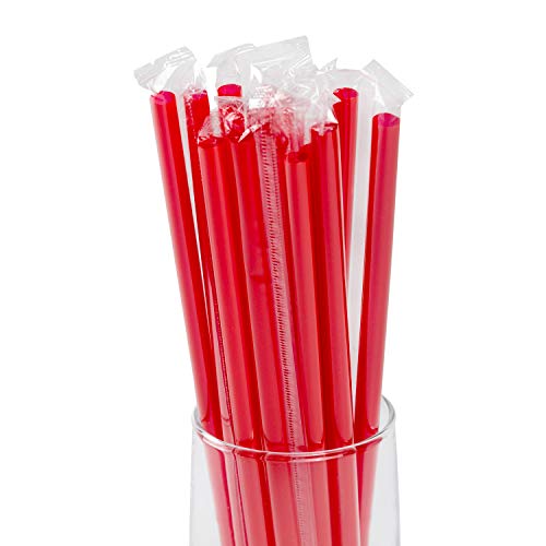 Pitillos rojos 7.75 pulg. AmerCare 12000 unidades miniatura 3