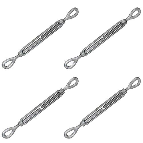 US Cargo Control 3 8 Inch x 6 Inches Galvanized Eye and Eye Turnbuckles