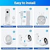 AFGHOA Wall Mount Stand for Echo Spot 2024, Outlet Hanger Stand with Built-in Cable Management, Hide Messy Wires Wall Holder, Space Saving for Echo Spot Kids,No Screws and Drill Needed,White