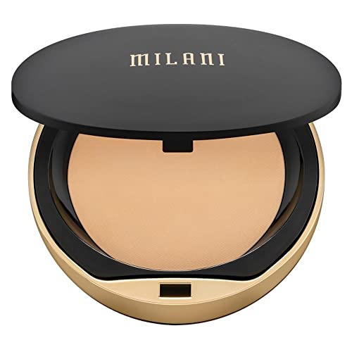 Milani Conceal + Perfect Shine-Proof Powder - (0.42 Ounce) Vegan, Cruelty-Free Oil-Absorbing Face Powder that Mattifies Skin and Tightens Pores (Natural Light)
