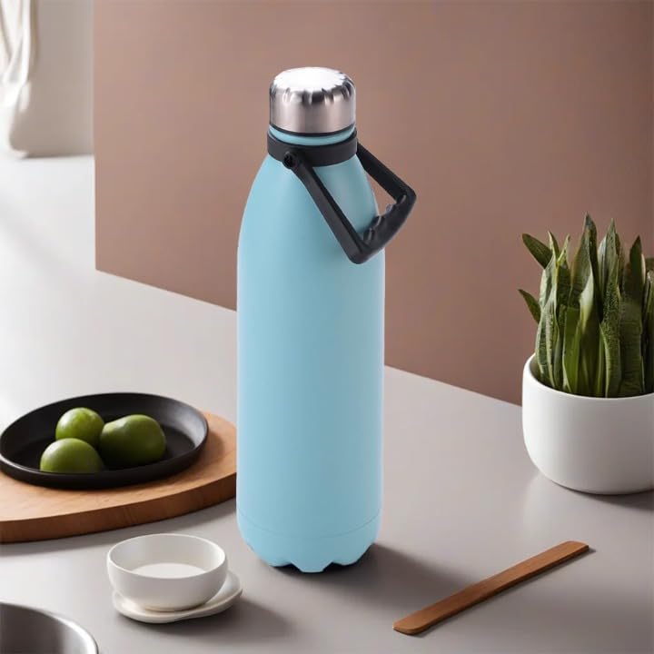 The Better Home 2 Ltrs Insulated Bottle | Doubled Wall 304 Stainless Steel | Stays Hot for 18 Hrs & Cold for 24 Hrs | Rustproof & Leakproof | Insulated Water Bottles (Blue) (B0BVYR238C) Amazon Price History, Amazon Price Tracker