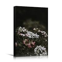 Canvas Wall Art White Fields Bohemian Colorful Floral Group Multicolor Photography - 12x18 inches