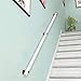 QHYXT Pine Wood Handläufe, Weiß, Mit Metallhalterung Gegen Rutschstreppengeländer, Ältere Kinder Villa Loft Korridor-Stützstange, 30~400 cm Kit/30Cm
