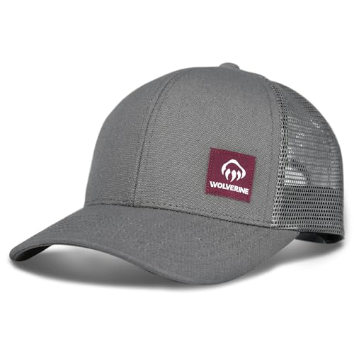 Image of Wolverine Trucker Hat | Mesh Back | Snapback | Adjustable | Rugged | Durable | Workwear
