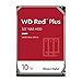 Western Digital 10TB WD Red Plus NAS Internal Hard Drive HDD - 7200 RPM, SATA 6 Gb/s, CMR, 256 MB Cache, 3.5