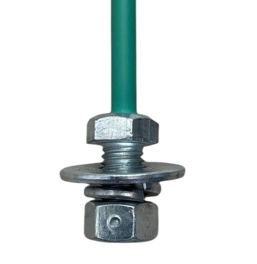 JLP 7' Foot Snow Trailer Marker Poles Guides Set Green Cargo PWC Motorcycle RV Travel Trailer, Red