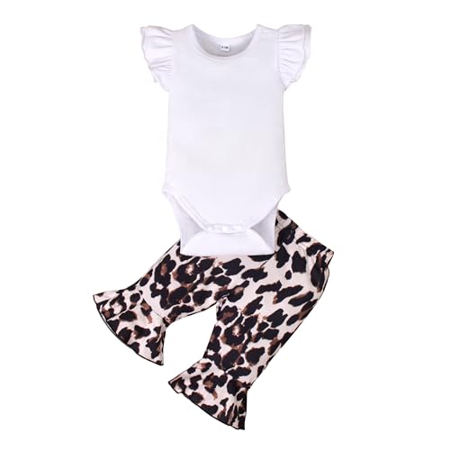 Magic Park 3-24M Infant Girl Short Set Baby Summer Outfits Romper Tops Flared Pants Toddler Girls Holidays Clothing