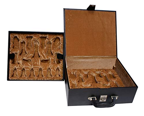 Best Cyber Monday 🔥 Staunton Chess Presentation and Storage Box for 4" Chess Set