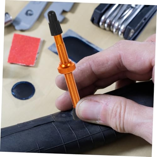 FAVOMOTO 1 Par De Válvulas Tubeless Para Neumáticos De Bicicleta Diseño Compatible Con Neumáticos Estándar Fácil De Instalar miniatura 6