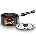 Futura Hard Anodised Sauce Pan 1-1/2-Litre with Steel Lid and Pouring Spout