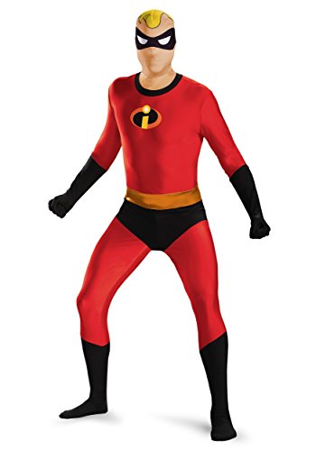 Disguise Men's Mr. Incredible Bodysuit Skinovation Costume