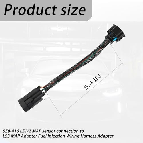 XTPTFABS 558-416 Main Harness Fuel Wiring Harness Adapter/MAP Sensor Adapter Harness Compatible with LS3-style MAP Sensor Adapter(1PCS)