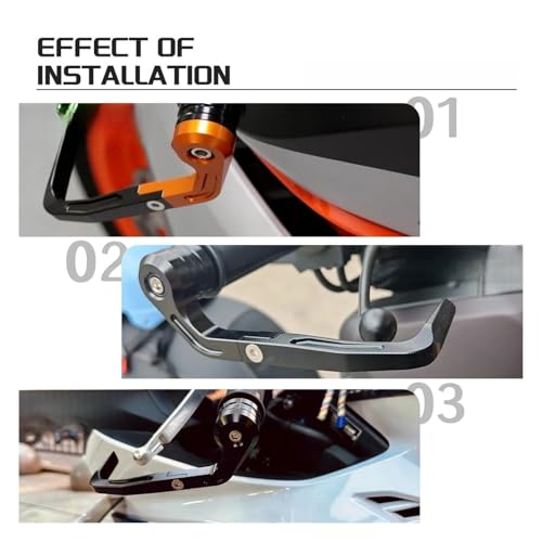 Protections de levier frein CNC empêche casse commandes moto 22mm - 6