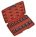 Sealey AK5613TD 1/2-Inch Square Total Drive Impact Socket, Black, Set of 13 Piece