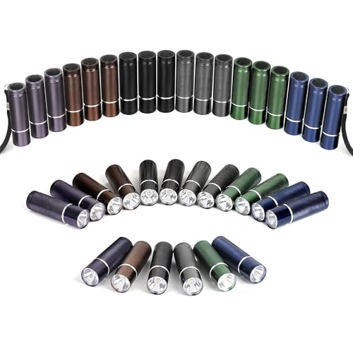 FASTPRO 36-Pack Flashlights Set, Aluminum LED Flashlights Include AAA Batteries & Lanyard, Super Bright 100 Lumen Flashlight for Party Favors, Camping, Hurricane Supplies