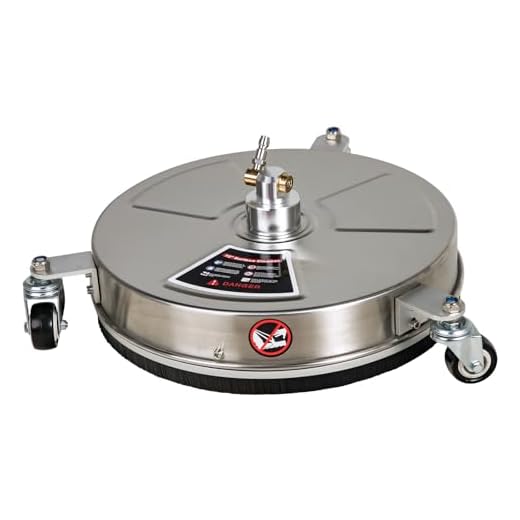 SCITOO 15'' Pressure Washer Surface Cleaner