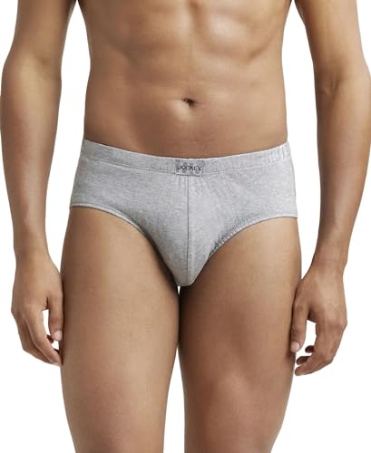 Image of Jockey 8035 Men Super Combed Cotton Solid Brief with Ultrasoft Concealed Waistband (Pack of 2)