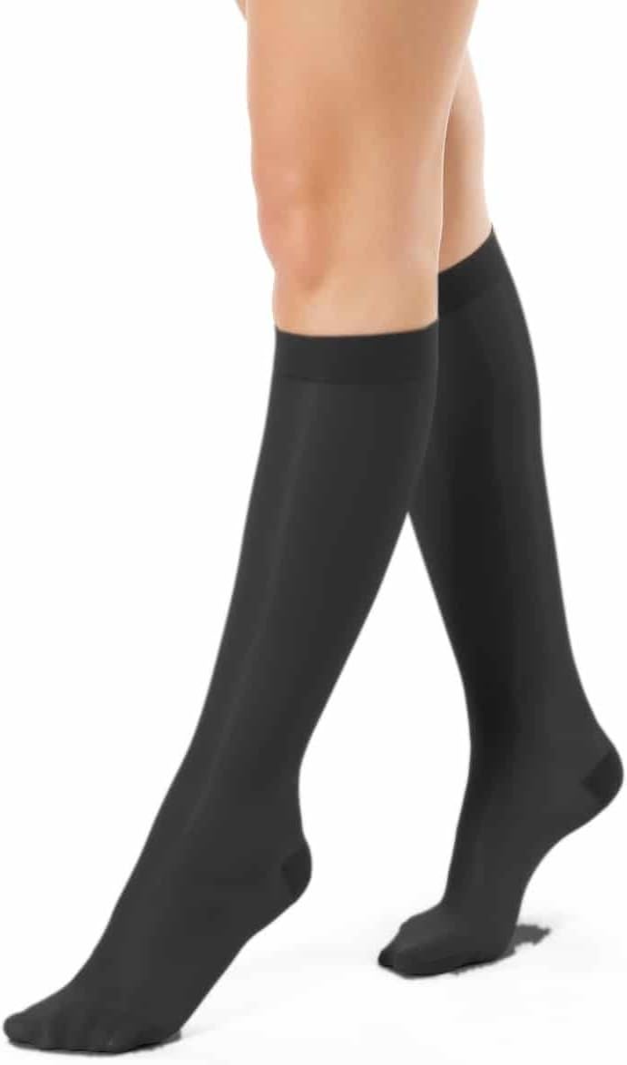 Silky 40 Denier Energising Medium Support Knee High Socks (2 Pair Pack)
