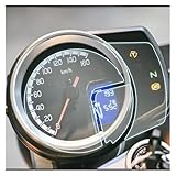 Proteger: el protector de pantalla para tablero de instrumentos de motocicleta protege su tablero.