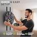 Musical Boxing Machine with Gloves, LED Boxing Wall Punching Pad, Light Up Punching Board for Kids & Adults — No-Drill Mount, Bluetooth Sync Smart Boxing Trainer with 9 Modes, Electronic Boxing Game