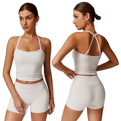 GXGPML Open Back Yoga Workout Set