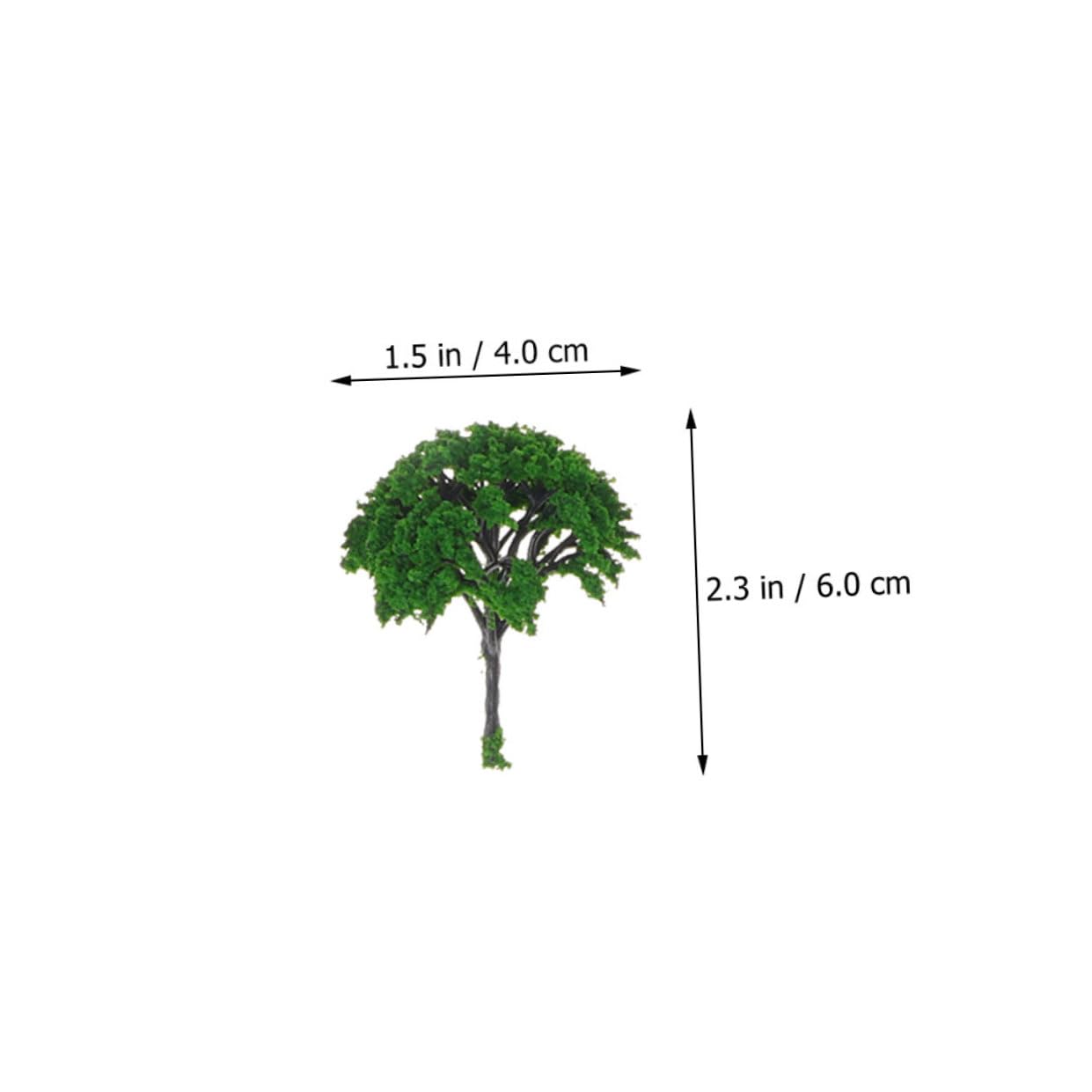 SHINEOFI 210piezas Árboles Miniatura Decorativos para Maquetas y Paisajismo Modelos De Árboles Estilos Aleatorios Accesorios para Terrarios y Escenarios De Paisaje