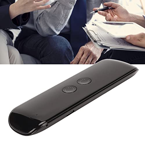 Intelligenter Sprachübersetzer KI-Sprachübersetzer, 144 Sprachen 2-Wege-Sofort Sprach übersetzungsgerät Sprachübersetzergerät für Reisen Arbeit Lernen (Black)