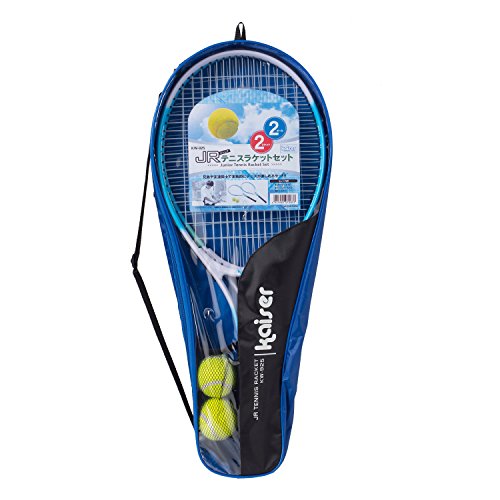 Raquetas de tenis junior Kaiser con estuche miniatura 2
