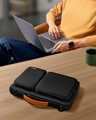 Image of tomtoc 360 Protective Laptop Shoulder Bag for 13 Inch 2026 MacBook Air M5 /A3449 M4 /A3240, M3 /A3113, 2024-2019, MacBook Neo A18 Pro, 13-in Surface Pro 11th AI /10, Water-Resistant Accessory Case