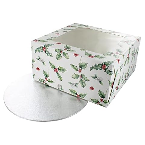 Culpitt Christmas Cake Box and Board Set Cover