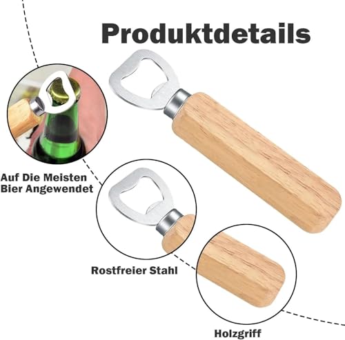 Décapsuleur en bois (lot de 30) - Cadeau invité parfait - 4