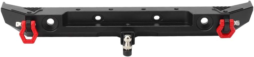 RC Rear Bumper, Durable Metal Construction with D-Rings, Off-Road Recovery Bumper for 1/10 Scale Models, Trail Crawling and Off-Road Adventures for RC Enthusiasts