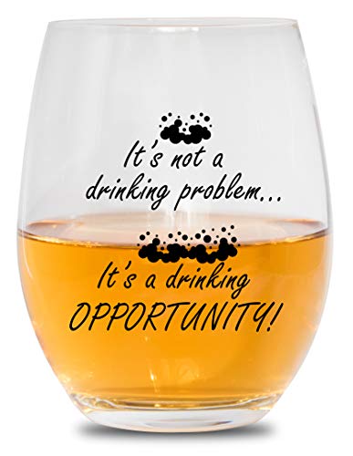 Its not a problem Its a opportunity - White elephant Gift for Mother Sister Grandma or Friend from Son Daughter or Husband